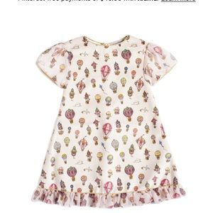 Atelier Choux Hot Air Balloons Velour Dress